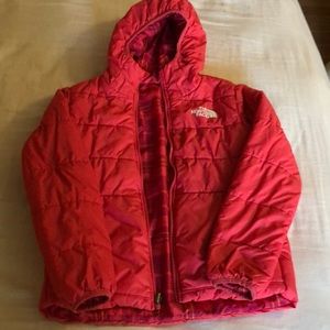 THE NORTH FACE GIRLS REVERSIBLE DOWN JACKET